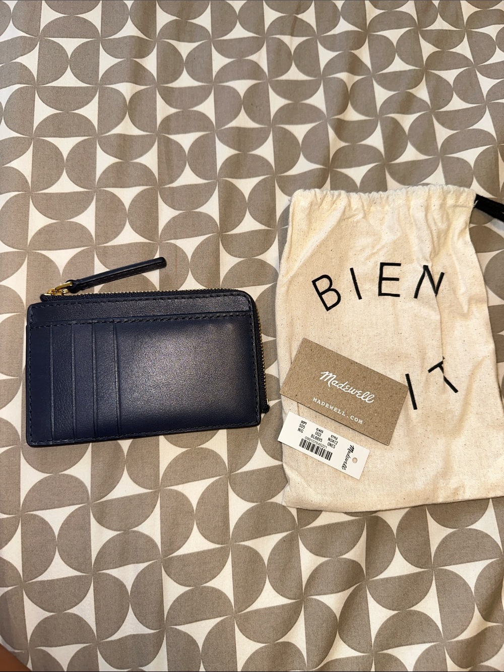 *NWT* Madewell The Essential Zip Card Case Wallet